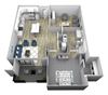 1 Bedroom + Den H Floor Plan 1 Bedroom + Den H Floor Plan at Two Points Crossing, Madison